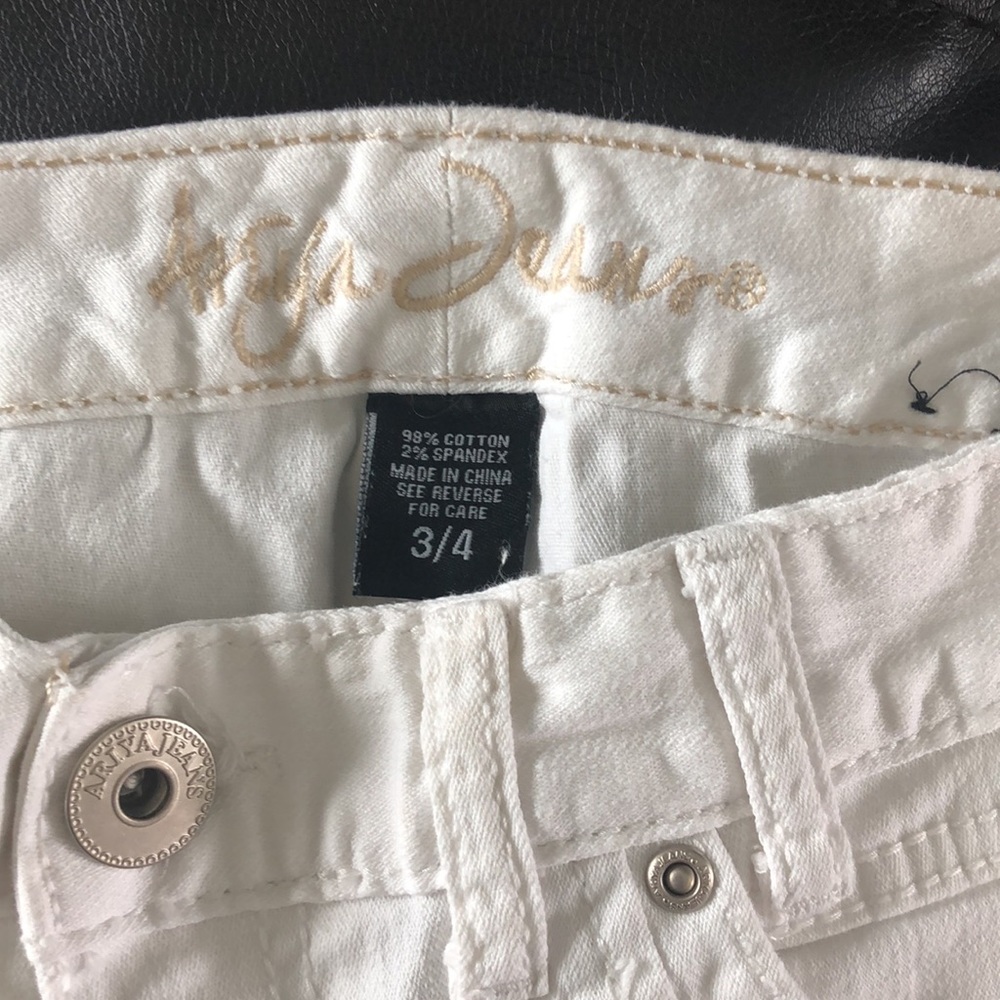 White cropped jeans - Picture 3 of 5